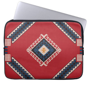 Geometrisch stijlvol klassiek schattig trendy kleu laptop sleeve