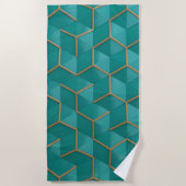 geometrisch strandlaken (Voorkant)