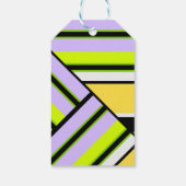 Geometrisch, stripe cadeaulabel (Achterkant)