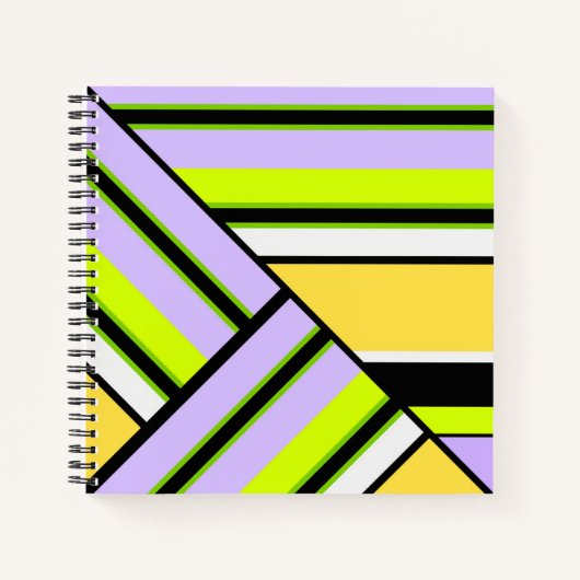 Geometrisch, stripe notitieboek (Voorkant)