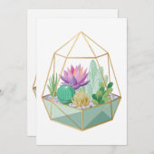 geometrisch terrarium kaart (Voorkant / Achterkant)