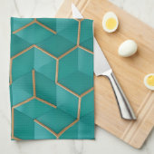 geometrisch theedoek (Quarter Fold)