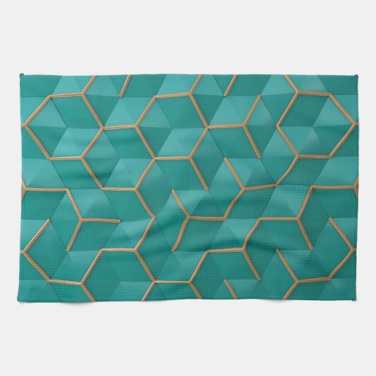 geometrisch theedoek (Horizontaal)