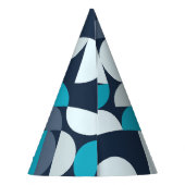 Geometrisch thema feesthoedjes (Achterkant)