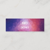 geometrisch verloop visitekaartje (Achterkant)