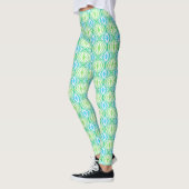 Geometrisch Vierkant & Diamant Leggings (Links)