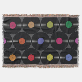 Geometrisch Vinyl: Eenvoudige naadloze achtergrond Deken