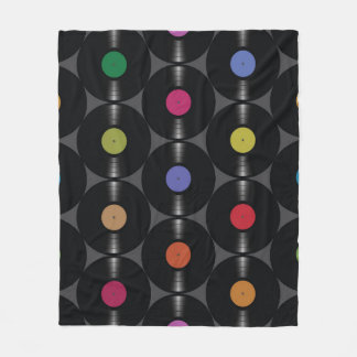 Geometrisch Vinyl: Eenvoudige naadloze achtergrond Fleece Deken