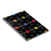 Geometrisch Vinyl: Eenvoudige naadloze achtergrond Notitieboek (Rechterzijde)