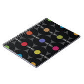 Geometrisch Vinyl: Eenvoudige naadloze achtergrond Notitieboek (Linkerzijde)