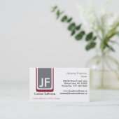 Geometrisch Visitekaartje (Staand voorkant)