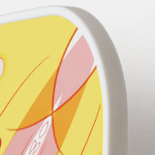 Geometrisch vlinder ontwerp pickleball paddle (Links Detail)