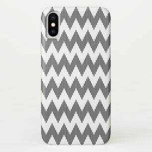 Geometrisch zigzagpatroon 2 iPhone x hoesje