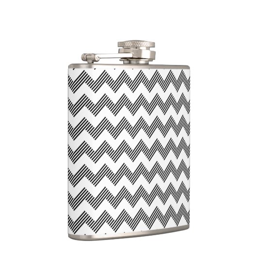 Geometrisch zigzagpatroon 2 heupfles (Rechts)