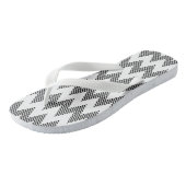 Geometrisch zigzagpatroon 2 teenslippers (Schuin)