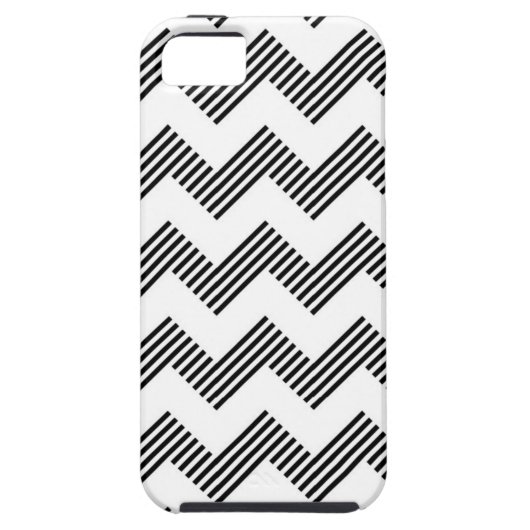 Geometrisch zigzagpatroon Case-Mate iPhone case (Achterkant)