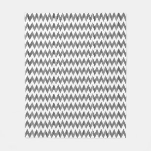 Geometrisch zigzagpatroon fleece deken