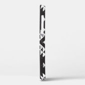 Geometrisch: Zwart-wit Tribal. Case-Mate iPhone Case (Achterkant / Links)