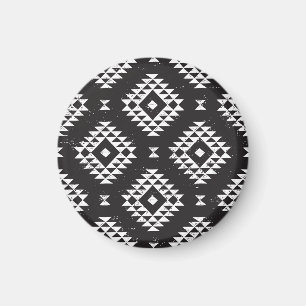 Geometrisch: Zwart-wit Tribal. Magneet