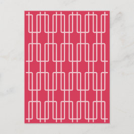 Geometrische 1 Abstracte Patroon Briefkaart