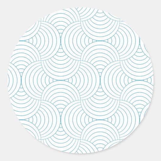 geometrische #2 ronde sticker (Voorkant)