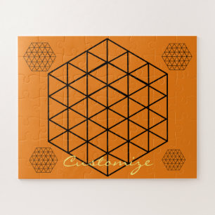 Geometrische 3-D Cube Thunder_Cove Legpuzzel