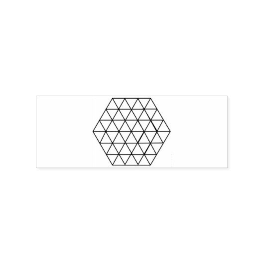 Geometrische 3-D Cube Thunder_Cove Rubberstempel (Gestempeld)
