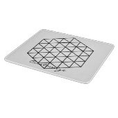 Geometrische 3-D Cube Thunder_Cove Snijplank (Hoek)