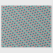 Geometrische 3D Kubus Patroon Wrapping Paper - Mod Cadeaupapier (Vlak)