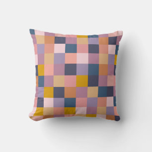 Geometrische aarde van het kleurenbord Paars Kussen