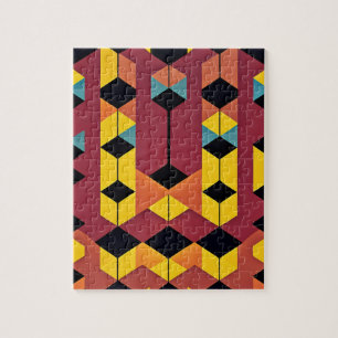 Geometrische Abstract Legpuzzel