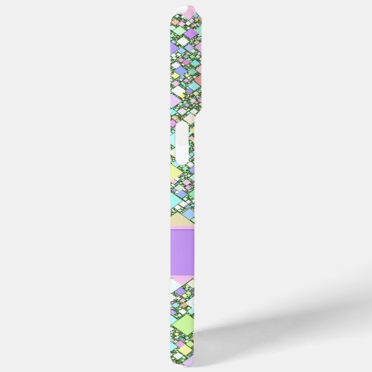Geometrische Abstracte achtergrond van pastel-mini Case-Mate iPhone Case (Achterkant / Rechts)