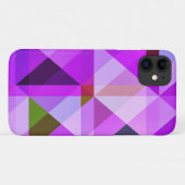 Geometrische Abstracte Art Lavendel Paarse Case-Mate iPhone Case (Achterkant (horizontaal))