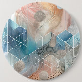 Geometrische Abstracte Button - Modern Design (Voorkant)