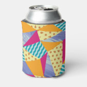 Geometrische, abstracte elementen: decoratief naad blikjeskoeler (Blikje Achterkant)