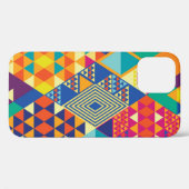 Geometrische, abstracte elementen,  patroon. Case-Mate iPhone case (Achterkant (horizontaal))