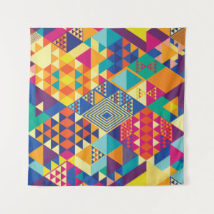 Geometrische, abstracte elementen, patroon. wandkleed