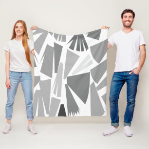 Geometrische Abstracte Geometrie Fleece Deken