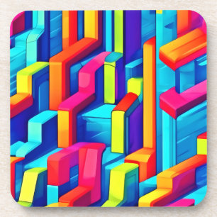 geometrische Abstracte harmonie Bier Onderzetter