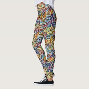 Geometrische Abstracte kunst Leggings