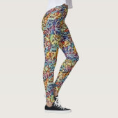 Geometrische Abstracte kunst Leggings (Rechts)