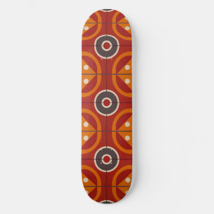 Geometrische abstracte kunst skateboard