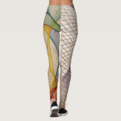 Geometrische Abstracte Leggings (Achterkant)