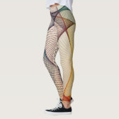 Geometrische Abstracte Leggings (Links)