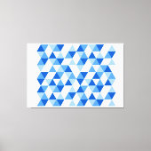 Geometrische Abstracte moderne driehoeken II Canvas Afdruk (Voorkant)