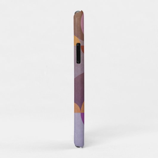 Geometrische abstracte omcirkels met oprolbare kle Case-Mate iPhone case (Achterkant/rechts)