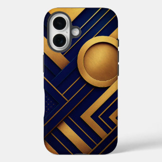 geometrische Abstracte samenstelling iPhone 16 Hoesje