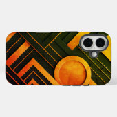 geometrische Abstracte samenstelling Case-Mate iPhone Case (Achterkant (horizontaal))