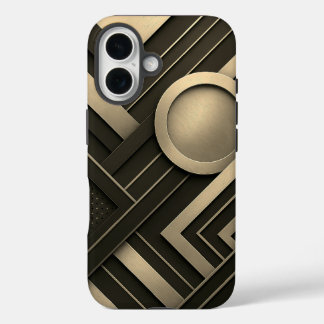geometrische Abstracte samenstelling iPhone 16 Hoesje