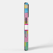 Geometrische Abstracte smartphone met getextureerd Case-Mate iPhone Case (Achterkant / Rechts)